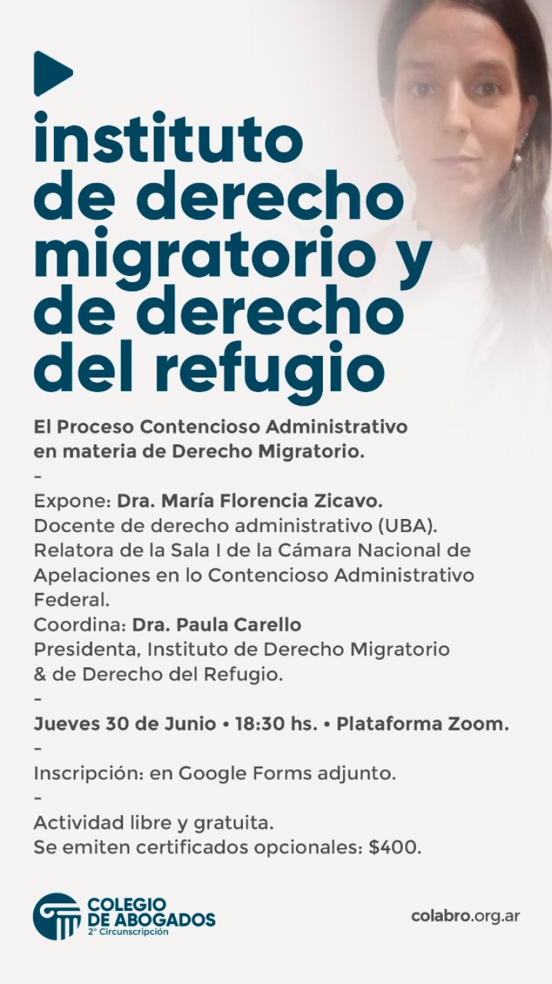 El Proceso Contencioso Administrativo en materia de Derecho Migratorio - 30/06/2022